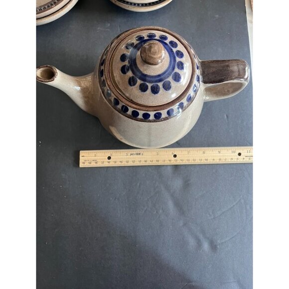 Vintage Mexican Acambaro 1 1/2 qt Handcrafted Ceramic Teapot Decor Piece READ - Picture 4 of 8